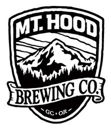 MT. HOOD BREWING CO. GC OR trademark