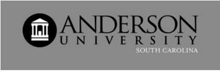 ANDERSON UNIVERSITY SOUTH CAROLINA trademark