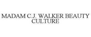 MADAM C.J. WALKER BEAUTY CULTURE trademark