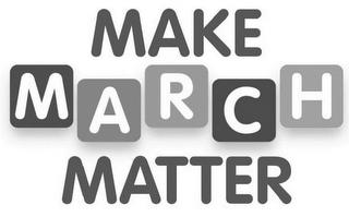 MAKE MARCH MATTER trademark