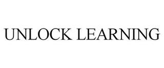 UNLOCK LEARNING trademark