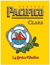 CERVEZA PACIFICO CLARA LA CERVEZA DEL PACIFICOCIFICO trademark