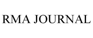 RMA JOURNAL trademark