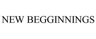 NEW BEGGINNINGS trademark