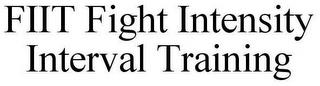 FIIT FIGHT INTENSITY INTERVAL TRAINING trademark