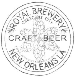 ROYAL BREWERY CRAFT BEER CRESCENT CITY HAND CRAFTED BEER FOR YOUR REFRESHMENT NEW ORLEANS LA trademark