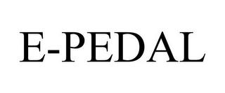 E-PEDAL trademark