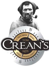 TOM CREAN'S 18/35 A TRUE IRISH HERO DINGLE BREWING COMPANY N S trademark