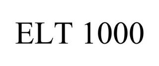 ELT 1000 trademark