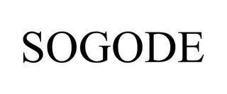 SOGODE trademark