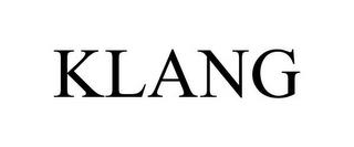 KLANG trademark