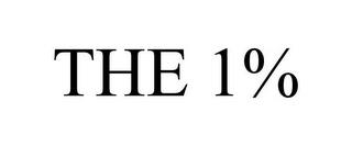 THE 1% trademark