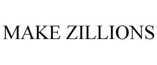 MAKE ZILLIONS trademark