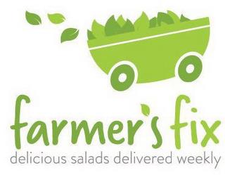 FARMER'S FIX DELICIOUS SALADS DELIVEREDWEEKLY trademark