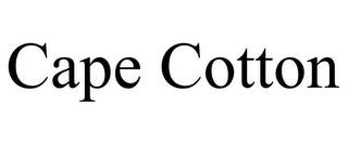 CAPE COTTON trademark