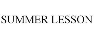 SUMMER LESSON trademark