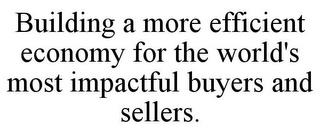 BUILDING A MORE EFFICIENT ECONOMY FOR THE WORLD'S MOST IMPACTFUL BUYERS AND SELLERS. trademark