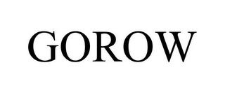 GOROW trademark