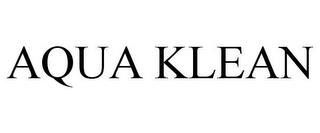 AQUA KLEAN trademark