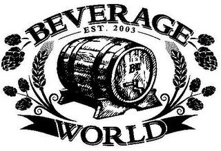 BEVERAGE WORLD EST. 2003 trademark