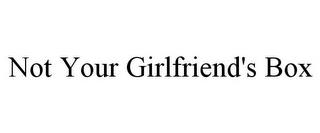 NOT YOUR GIRLFRIEND'S BOX trademark