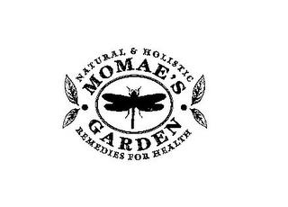 MOMAE'S GARDEN NATURAL & HOLISTIC REMEDIES FOR HEALTH trademark