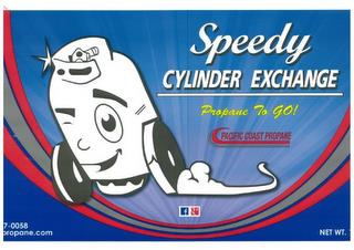 SPEEDY CYLINDER EXCHANGE PROPANE TO GO PACIFIC COAST PROPANE trademark