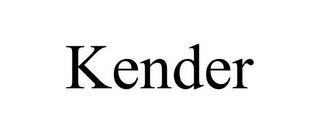 KENDER trademark