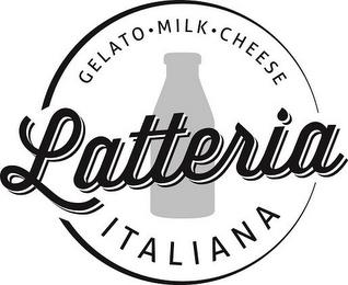 LATTERIA ITALIANA GELATO-MILK-CHEESE trademark