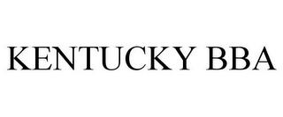 KENTUCKY BBA trademark