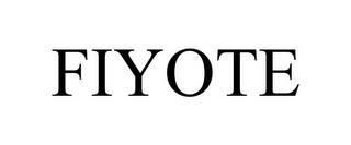 FIYOTE trademark