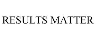 RESULTS MATTER trademark