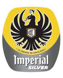 CCR LA CERVEZA DE COSTA RICA IMPERIAL SILVERLVER trademark