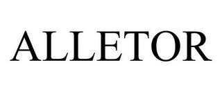 ALLETOR trademark