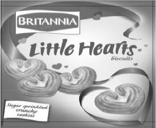 LITTLE HEARTS BISCUITS BRITANNIA SUGAR SPRINKLED CRUNCHY COOKIES trademark