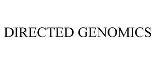 DIRECTED GENOMICS trademark