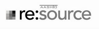 AASHTO RE:SOURCE trademark