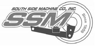 SOUTHSIDE MACHINE CO., INC. SSM SINCE 1959 trademark