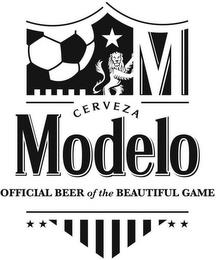 M CERVEZA MODELO OFFICIAL BEER OF THE BEAUTIFUL GAMEAUTIFUL GAME trademark