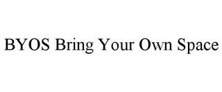 BYOS BRING YOUR OWN SPACE trademark