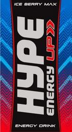 HYPE ENERGY UP ICE BERRY MAX ENERGY DRINK trademark