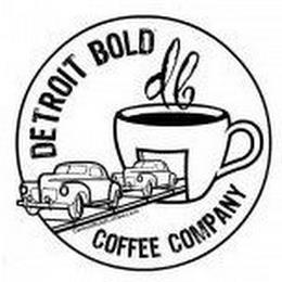 DETROIT BOLD COFFEE COMPANY DB trademark