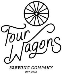 FOUR WAGONS BREWING COMPANY EST. 2016 trademark