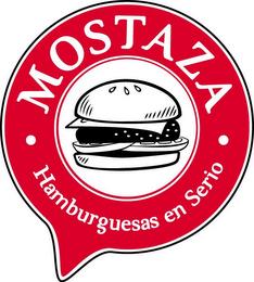 MOSTAZA HAMBURGUESAS EN SERIO trademark