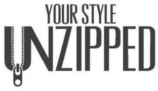 YOUR STYLE UNZIPPED trademark