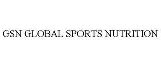 GSN GLOBAL SPORTS NUTRITION trademark