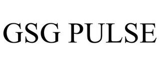 GSG PULSE trademark