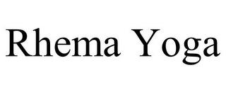 RHEMA YOGA trademark