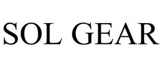 SOL GEAR trademark