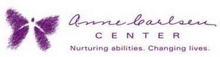 ANN CARLSEN CENTER NURTURING ABILITIES.CHANGING LIVES. trademark